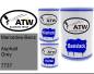Preview: Mercedes-Benz, Asphalt Grey, 7737: 500ml Lackdose + 500ml Klarlack + 250ml Härter - Set, von ATW Autoteile West.